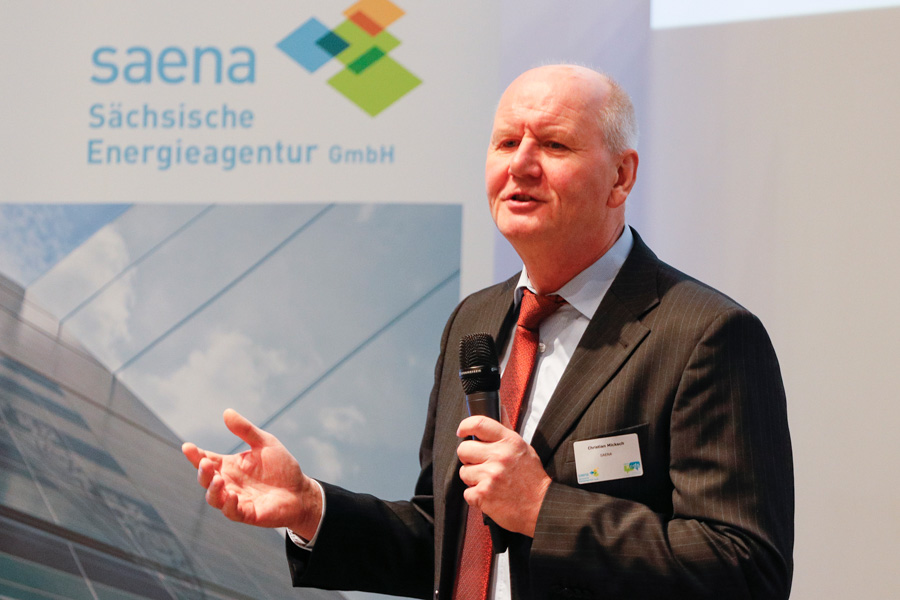 Begrüßung durch Christian Micksch, Geschäftsführer SAENA GmbH